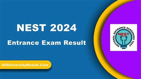 neust entrance exam 2024 result